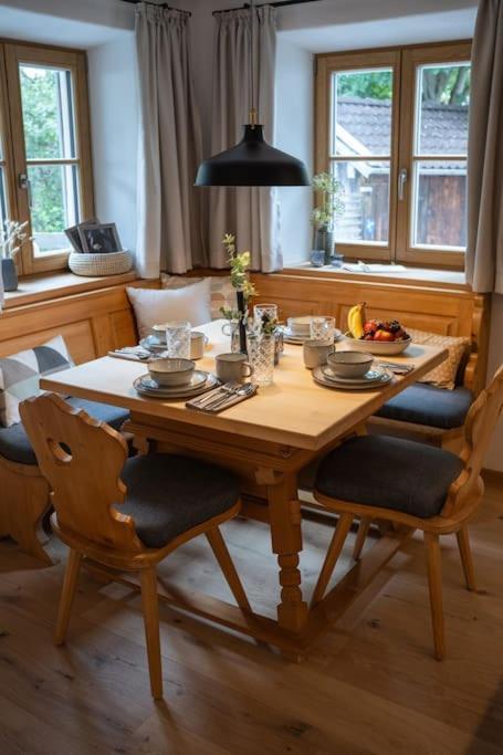 Neu - Ferienhaus Moritz & Josie Zur Alleinnutzung Ohlstadt Esterno foto
